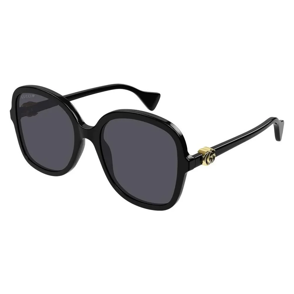Gucci GG1178S Sunglasses Black Acetate/Metal Butterfly